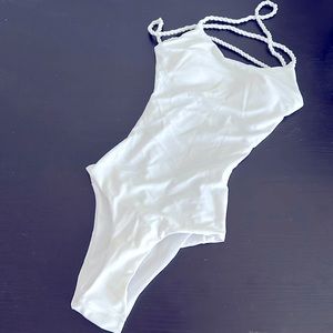 Brand New White One piece swimsuit